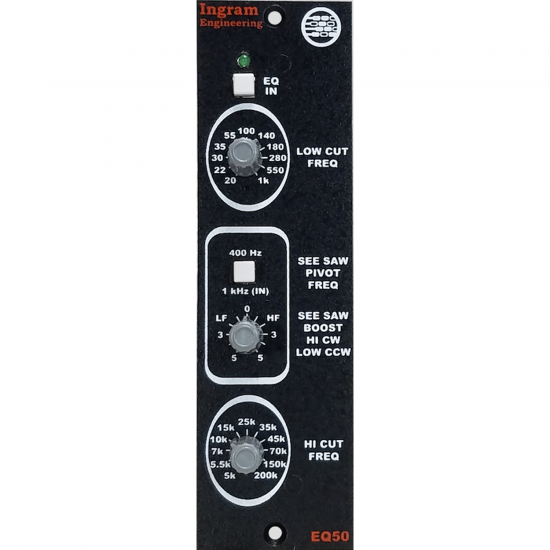 EQ50 500-SERIES EQUALIZER EQ50 500-SERIES EQUALIZER