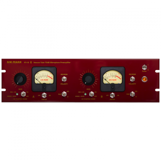 VT-12 Dual-Channel 70dB Microphone Preamplifier VT-12 Dual-Channel 70dB Microphone Preamplifier